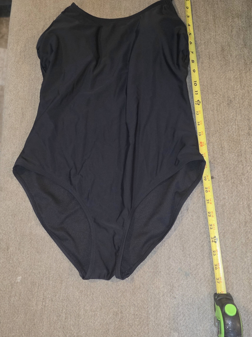 No Boundaries Black Scoop Neck One-Piece Swimsuit Juniors XL
